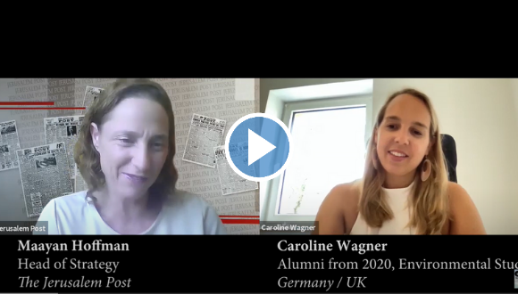 Caroline Wagner, 2020 Alumni, Environmental Studies, Germany / UK