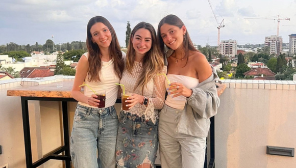 Dana Moritz with her classmates in Tel Aviv University's BA in Management & Liberal Arts