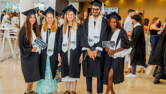 Graduates of the international master's program in Disaster Management at Tel Aviv University
