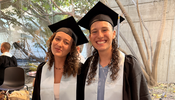 TAU-Columbia Dual Degree students at the Lowy International School’s 2026 BA graduation ceremony