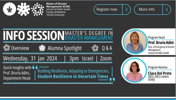 Master's in Disaster Management Info-Session