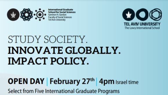 Virtual Open Day of the International Graduate School of Social Sciences
