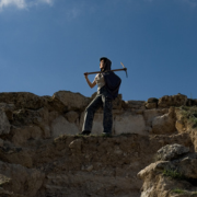 From China to Tel Aviv: Studying Political Science in Israel at Tel Aviv University Jianlian, a Chinese PhD student at TAU, volunteers at the archaeolgical excavations of Herod's fortress